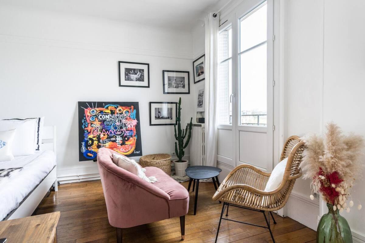 Le Nid Parisien - Chic - Vue Tour Eiffel Appartement